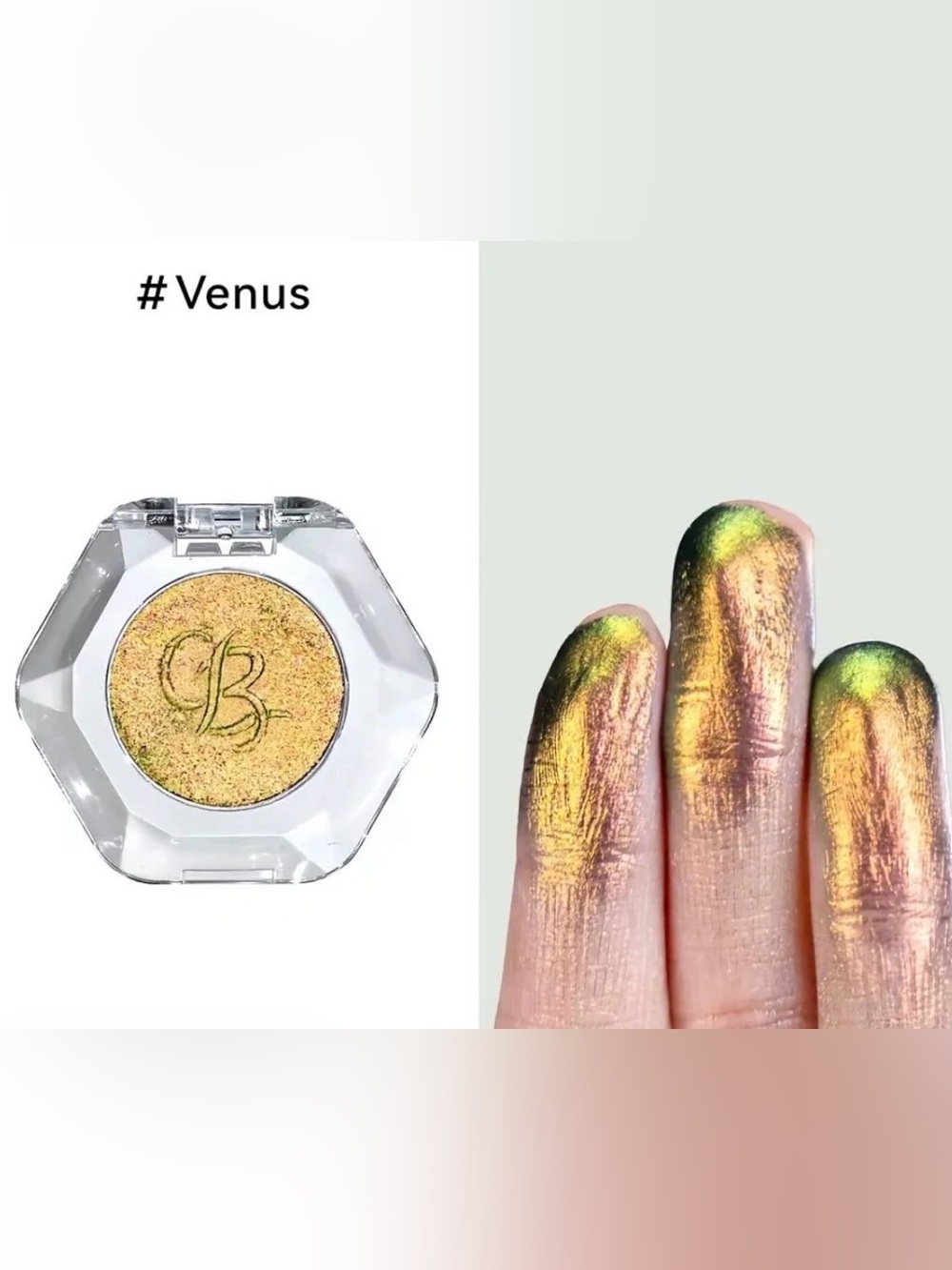 Venus, NIB Ourbella single multi-chrome eyeshadow